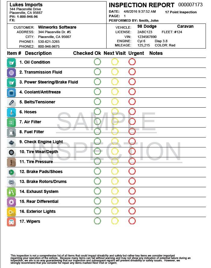 Winworks Inspect | Winworks Autoshop Software